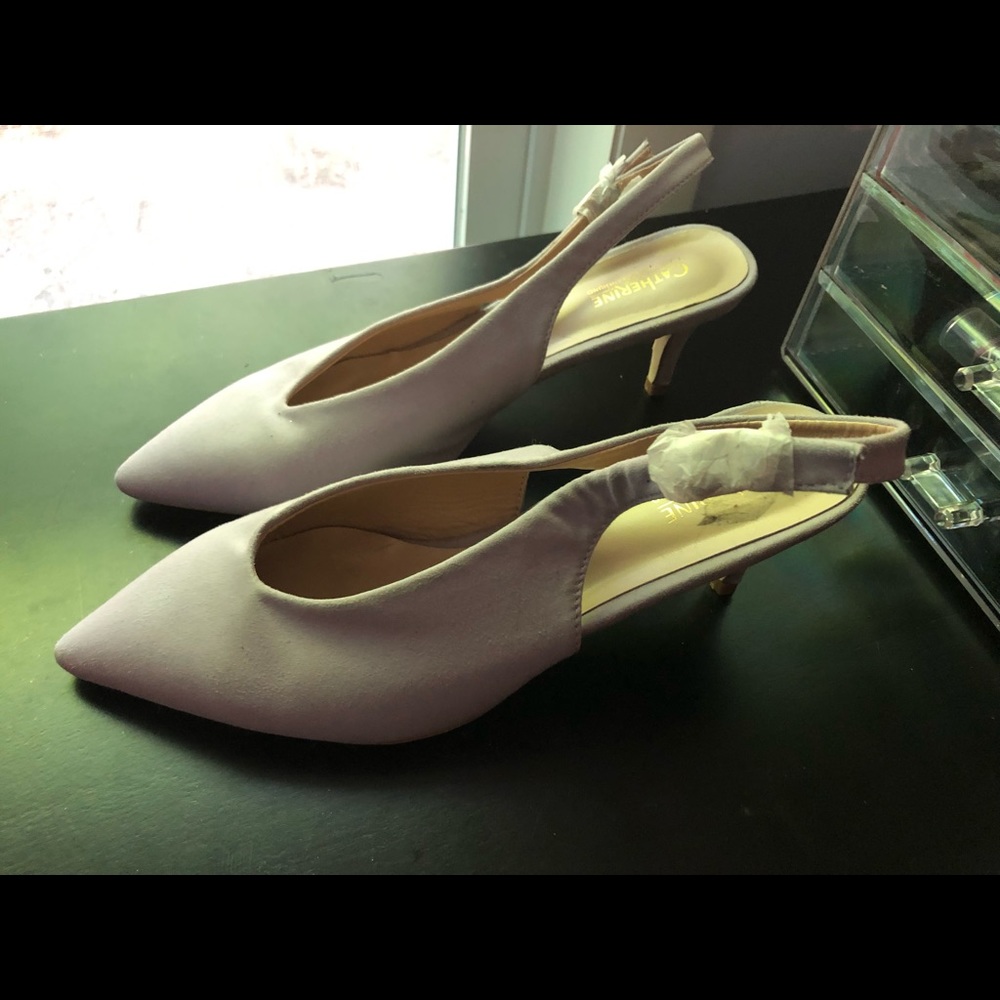 Lavender shoes , never worn